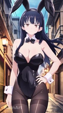 [AIAnArt] Anna Yamada (Bunny Girl) [AI Generated] 作品封面