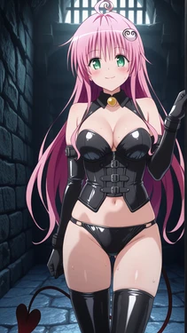 [AIAnArt] Lala Satalina Deviluke (Dominatrix) [AI Generated]