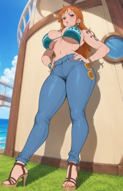 [MaxelArtDesign] Nami | One Piece | Full pack - 205 images (Patreon) [AI Generated]