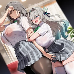 [Pixiv] 曼波~曼波~/Manbo~ Manbo~ (20323925) -扶她流萤爆炒星[AI Generated] 作品封面