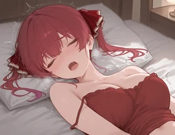 [Kumonogatari] Marine caught wet handed (Hololive) [AI Generated]