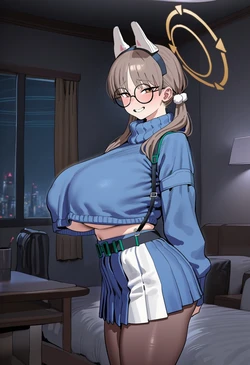[仲見世] 風倉モエxエロガキ [AI Generated] 作品封面