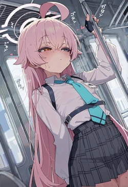 [Chisato] 痴漢電車 ホシノ [AI Generated]