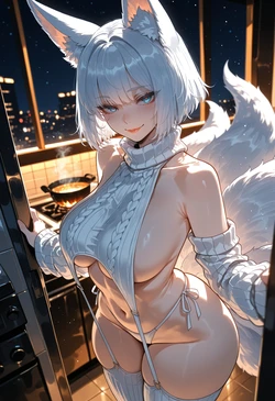 [Miyu] Kaga: The Fox at Home [Ai Generated] 作品封面