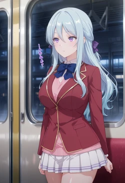 [ぱられるの世界] Hiyori Shiina - Train Play (Patreon) (AI Generated) 作品封面