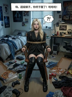 Supergirl Ashley BDSM Illustration [AI Generated] 作品封面