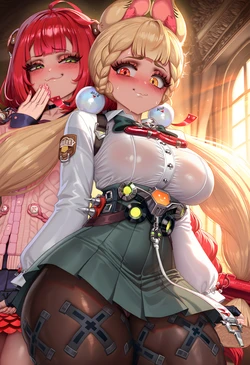 Alice Thymefield x Ukinami Yuzuha [AI Generated][RENZEN]