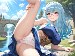 [Kyonkanie (Pantyless)] Silica - Scooped Up by an S-Rank Adventurer! [AI Generated] 作品封面