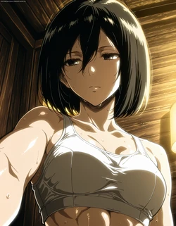 [Lord of Waifus] Mikasa Ackerman "Shigeki no Kyojin" [AI Generated]