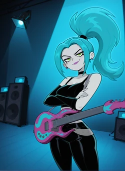 [Revy Neon] [Request] [BBC] Ember McLain - Danny Phantom (Patreon) [AI Generated]