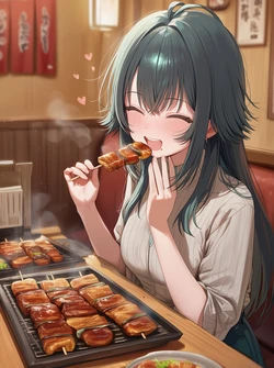 [AI Generated] 毛球吃吃吃