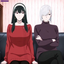 [Vizagege] Yor and Fiona | Spy x Family (+Extra Pics) [AI Generated]