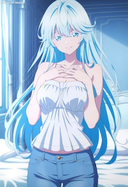 [araaiart] Request: 106P (Extras) Elfaria Albis Serfort | Wistoria: Wand and Sword [AI Generated] 作品封面