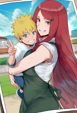 (Swirlinghawk) Naruto X Kushina X Mikoto 1-4 [AI Generated]