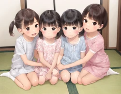 [Maho-shi / MahoMaho] Dangerous summer vacation (pixiv) [AI Generated] 作品封面