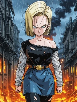 (TheKing) Android 18 [AI Generated] 作品封面