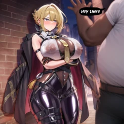 [GearingSage] Evelyn Chevalier - Blacked Gangbang (80p) (Patreon) [AI Generated] 作品封面