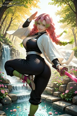 [Patreon] [AiASAG] [4K] 💓Mitsuri Kanroji⚔️ - Preview [AI Generated] 作品封面