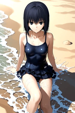 [社畜サーバント/Shachiku Saabanto/Corporate Slave/chiku_servant] ♡(nsfw)海とアリス 65P [AI Generated]