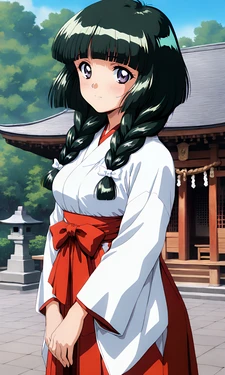 神山みこちゃんの神社で一人えっち [AI Generated] 作品封面