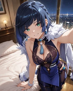 [Aiano Art] Yelan - Genshin Impact | 94 Pics [AI Generated]