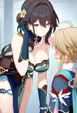 [AI4fun] Ruan Mei x Yanqing [AI Generated]