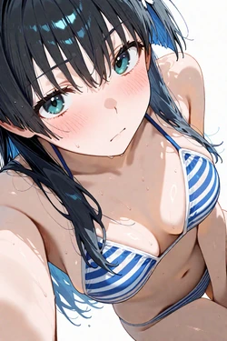 [Yuyushi] 佐天涙子(A Certain Scientific Railgun) 水着 60枚 [AI Generated] 作品封面