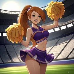 Kim Possible - Cheerleader Outfit [AI Generated]