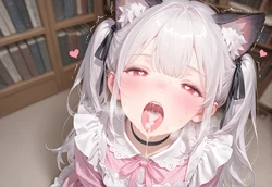 [misoya]-猫娘发情,请确保周围有三十七度的逗猫棒处在满装填状态-[群友OC-反正也是群友想看看就发E了] 2p [AI Generated] 作品封面