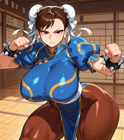 JackChief - Chun-Li X Blanka [AI Generated] 作品封面