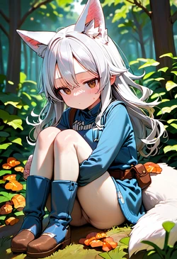 blue clothes [AI Generated] 作品封面