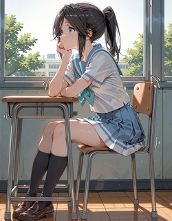 [SAKIAI] Kasaki Nozomi Sex in the classroom (Patreon) [AI Generated]