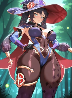 [MaxelArtDesign] Mona | Genshin Impact 184p (Patreon) [AI Generated] 作品封面