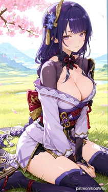 [BooWho] Raiden Shogun (Patreon) [AI Generated] 作品封面