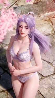 国漫女神云霄内衣图 [AI Generated] 作品封面