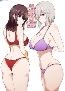 [Ishi Kenpi (Issi-13)] Ane no Tomodachi ga Boku no Koto o Suki Sugiru | Las amigas de mi hermana me quieren mucho [Spanish] [MebanearonxPendejo] 作品封面