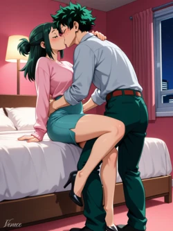 [Arthemisa Fan Sub] Inko x Izuku [AI Generated]