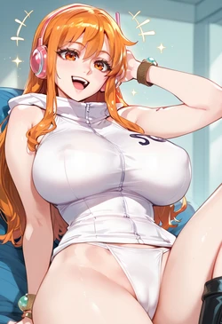 ChocoPizza - Nami 406p (One Piece) [AI Generated] 作品封面