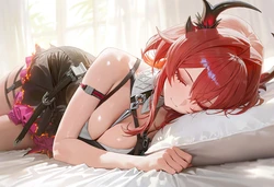 [GirlieWaifu] [Arknights Endfield] Laevatain BBC 199p (Patreon) [AI Generated]