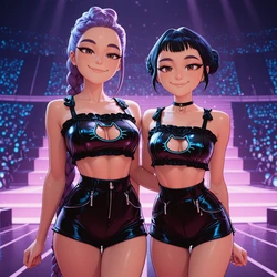 (Carmin Roux) ZOEY_RUMI K-POP DEMON HUNTERS P1 [AI Generated] 作品封面