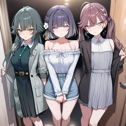 [AI Generated] 凿凿毛球美铃零哈