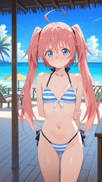 [AIAnArt] Milim Nava (Bikini) [AI Generated] 作品封面