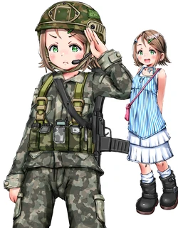 [ひ~げぇぽん] 今回はサバゲ―女子です。なんか男の子みたいな格好した女子が大好きらしいです(*‘ω‘ *) (2026-09-18 Pixiv Fanbox)
