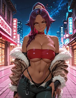 Yoruichi Cosplay [septerna] [AI Generated]