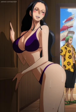 [SecreArt] Nico Robin x Zoro [63pic] - One Piece (Patreon) [AI Generated] 作品封面