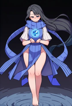 德米安之母，艾娃夫人[Lady in blue) [AI Generated]