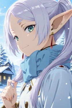 (Thebardspirit) Frieren in the Snow [AI Generated] 作品封面