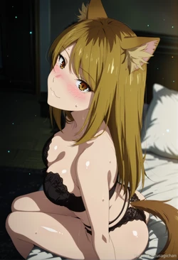 [AIusagichan] ヤニねこ 西 薫子 Chainsmoker Cat Kaoruko Nishi [AI Generated] 作品封面