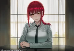 [BasicallyNoMore] Makima Blacked (Patreon) [AI-generated] 作品封面