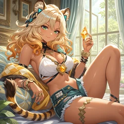 [Kyonkanie (Pantyless)] Xilonen - Genshin Impact [AI Generated] 作品封面